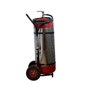 Nerjaveèi dife Extinguish 100L ak Kalite Trolley